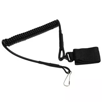 Тактический одноточечный ремешок для пистолета, быстросъемный ремень для охоты и стрельбы чёрный