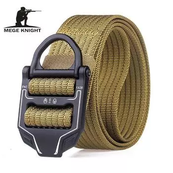 Тактический пояс для уличного снаряжения, нейлоновый заместитель, военный пояс, боевой пояс для выживания в чрезвычайных ситуациях чёрный
