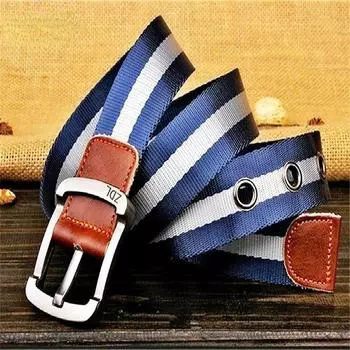 Тактический ремень, мужской нейлоновый холщовый ремень, повседневный уличный ремень, военный веер, холст, ремень с пряжкой, мужской ремень чёрный