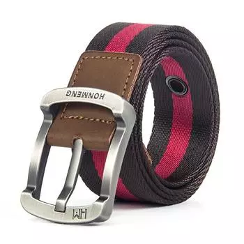 Тактический ремень, мужской нейлоновый холщовый ремень, уличный повседневный брючный ремень, военный ремень для фанатов, парусиновый ремень с пряжкой 105cm