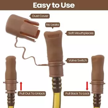 Тактический рюкзак для гидратации, водонепроницаемый нейлоновый мешок для воды с 3-литровым мочевым пузырем для пеших прогулок, велоспорта, альпинизма