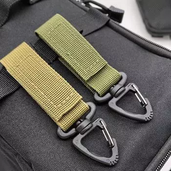 Тактический рюкзак с D-образным кольцом для ключей, пряжка для подвешивания, вращение на 360° rotatable buckle