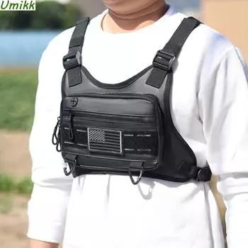 Тактический рюкзак унисекс на плечо, большая вместимость, легкий передний жилет, дышащая сумка для езды на велосипеде и альпинизма на открытом воздухе CHINA