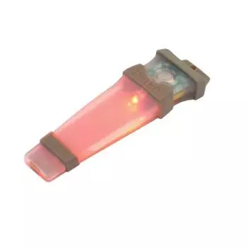 Тактический шлем свет кнопочный переключатель 2 режима портативный водонепроницаемый стробоскоп сигнал безопасности силиконовый сигнал выживания ночной B