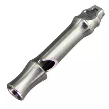 Тактический Титановый свисток Tiger TC4, взрывной звук W1, высокочастотный свисток, свисток для выживания на открытом воздухе, EDC, спасательный свисток для вызова собаки серебряный