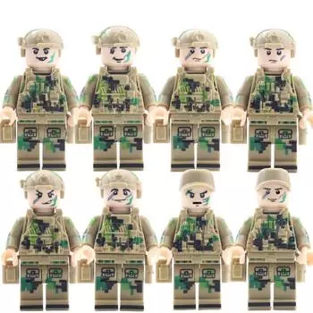 Тактический жилет Specia Force, солдатский шлем, MOC SWAT City, мини-фигурки, армейские полицейские детали, строительные кирпичи, игрушки