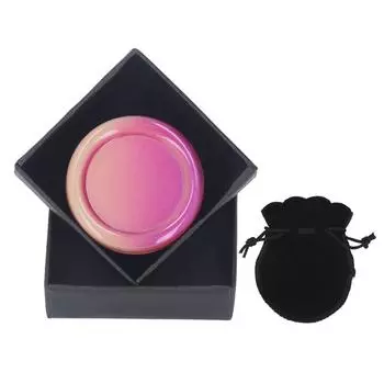 Тактильная монета для мужчин и женщин, металлический магнитный слайдер, сенсорная игрушка для снятия стресса и беспокойства для офиса розовый