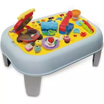 Тактильная сенсорная игрушка Blue Rabbit Dough Play Table, желтая, популярные игрушки для корейских детей