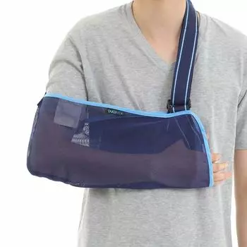 TAKUMED Mesh Arm Fracture Cast Arm Sling Triangle Stain For Left and Right Use Holder, Bandage, Protection, Injury, Support, Sling, Prevention, 3WAY,