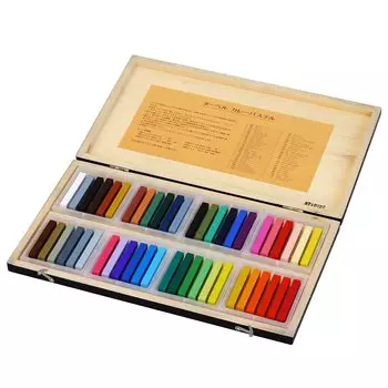 Talens Japan Talens Curry Pastel Nouvelle 48 цветов в деревянной коробке