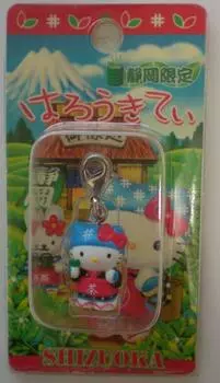 Талисман Hello Kitty на молнии Сидзуока Лимитированная чайная кошечка Хэппи Энд Санрио Санрио