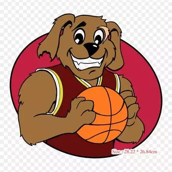 Талисман Кливленда, термопереносная печать, виниловые нашивки, наклейки для одежды, аппликации «сделай сам», моющиеся нашивки