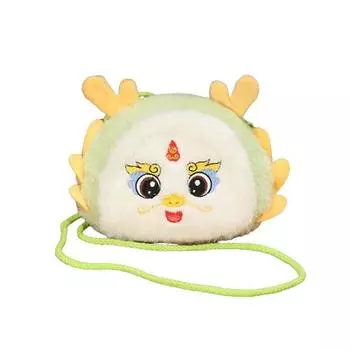 Талисман Lucky Money Year, плюшевая сумка через плечо, красный пакет, кошелек Lucky Money, китайский год дракона