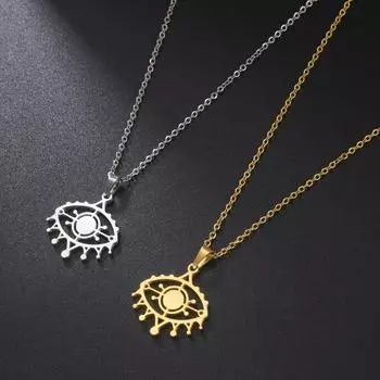 Талисман Печать Соломона Шестиконечная Звезда Подвеска, 24-дюймовая Цепочка Подвеска Ожерелье