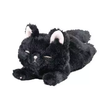 Талисман Ribuhaato Kuttato Biyori Kuroneko, длинная кошка, пушистый подлокотник, плюшевая игрушка (Всего прибл.. 20см) 37111-73