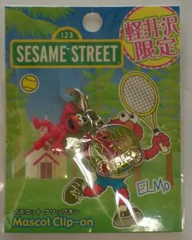 Талисман SESANE STREET Karuizawa Limited Elmo Zipper Талисман Happy End Sanrio Clip-on