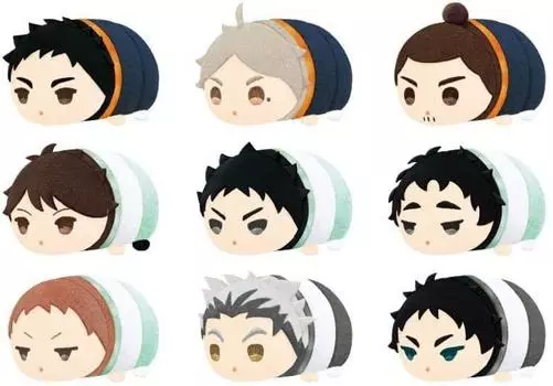 Талисман Takara Tomy Arts Mochimochi Mini Haikyu!! Vol.3 BOX продукты, 9 видов, 9 штук, из полиэстера