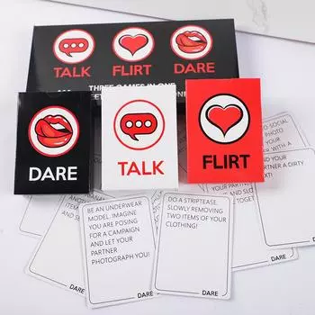 Talk Or Dare Cards Сексуальная Ночная Игровая Карта Для Влюбленных Пар Взрослых Девичник Подарки На День Святого Валентина One Size