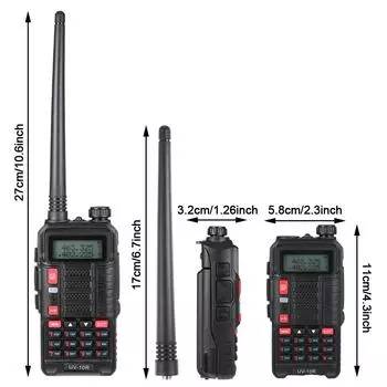 Talkie Оставайтесь на связи VHF UHF CB радио для различных целей Дальность действия Профессиональная рация