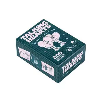 Talking Hearts Couples Edition Игровые карты 200 Вопросы для разговора - 100 Вдумчивых и 100 Игривых карт