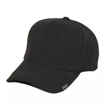 Tall Crown Five-Piece Baseball Cap Men s Big Face Small Winter Woolen Deepening Peaked Cap Big Head Circumference Girl s Cap Black Medium adjustable 56-60cm