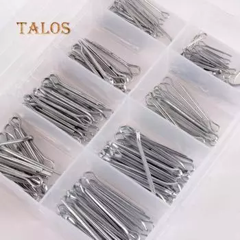 TALOS 175 шт. оцинкованные металлические разъемные шплинты, крепежный набор, наборы инструментов
