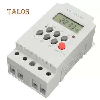 TALOS 220V 25A Din-рейка цифровой автоматический программируемый электронный таймер таймер