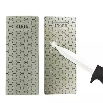 Talos 400/1000Grit Камень Резак Точилка для ножниц Точильный камень Кухонный инструмент для заточки 1000 Grit зелёный