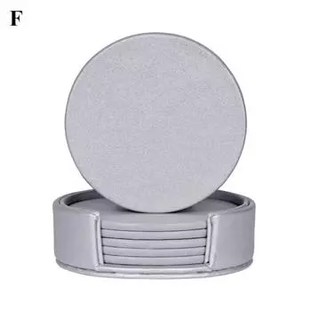 Talos 6шт искусственная кожа мраморные подставки под чашку коврик коврик держатель столовая подставка декор для обеденного стола C