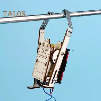 TALOS деревянный DIY электрический веревочный альпинистский робот комплект упражнений практические способности игрушка