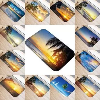 Talos Fresh Beach Sky Кухня Прихожая Дверной коврик Входной коврик Нескользящий ковер для ванной комнаты