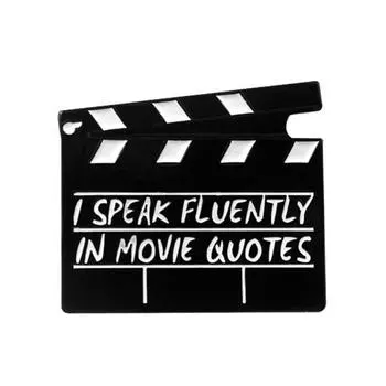 Талос креативная эмалированная брошь из кинофильма, булавка унисекс, значок на воротнике джинсовой куртки чёрный