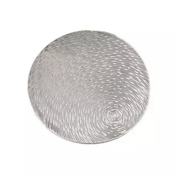 Talos круглая полая противоскользящая теплоизоляционная чашка, подставка для кружки, чаша для подставки, коврик для декора серебряный