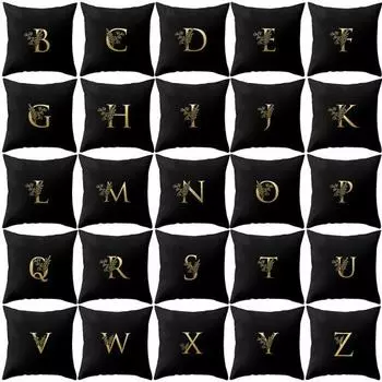 Talos квадратная наволочка с английскими буквами, чехол для подушки, диван-кровать, автомобиль, кафе, офисный декор A