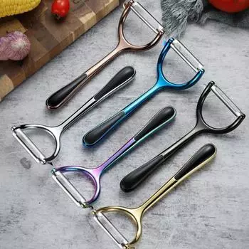 Talos Многофункциональный цинковый сплав овощечистка для моркови, картофеля и фруктов, кухонный инструмент