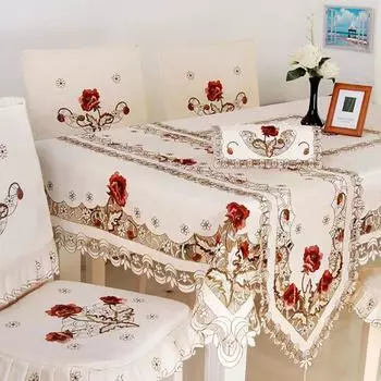 Talos Праздничная вечеринка, дорожка для стола, цветочная скатерть, украшение для дома, столовой 40*150cm розовый