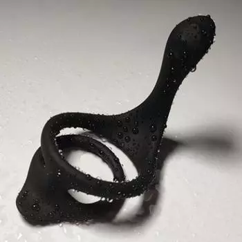 Talos Силиконовый эластичный Длительная эрекция Задержка эякуляции Двойное кольцо для пениса Взрослая игрушка