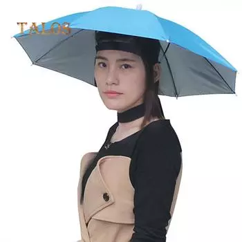 TALOS уличный складной солнцезащитный козырек от дождя для взрослых, головной зонт для рыбалки, головной убор для рыбалки камуфляжный