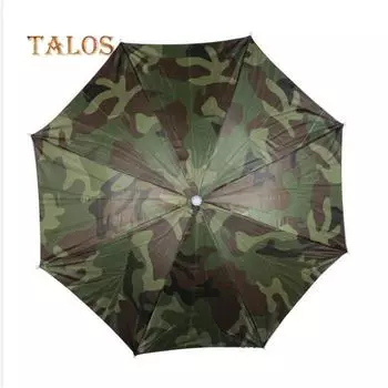 TALOS уличный складной солнцезащитный козырек от дождя для взрослых, головной зонт для рыбалки, головной убор для рыбалки розовый