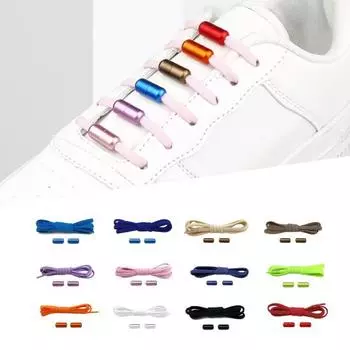 Талреп для обуви, маленькая антикоррозийная капсульная конструкция с резьбой, без завязки, шнурковый замок для кроссовок белый