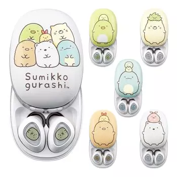 Tama Electronics Industry Sumikkogurashi Полностью беспроводные наушники Nakayoshi Bluetooth с микрофоном Звонки До 5 часов воспроизведения музыки 3