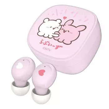 Tama Electronics LoveEase Полностью беспроводные наушники Bluetooth Sumoppi Pyonchi Совместимые с AAC Защита от воды IPX4 Звонок OK Сенсорное управление версия 5.3 LVE-BS75P лиловый