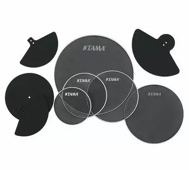 TAMA Комплект звукоизолирующих накладок для ударной установки SPP522KC 10 , 12 , 14 , 16 , 22 BD, HI-HAT, CYMx2
