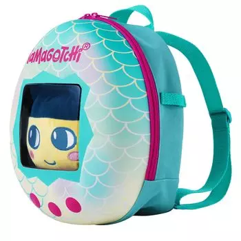 Tamagotchi Kurutto Sukusuku Plush Toy Outing Backpack Set Mamecchi [BANDAI]