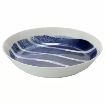 TAMAKI Curry Pasta Plate Crampons Border Diameter 22 x Height 4cm 1150ml Safe Made in Japan Microwave/Dishwasher T-881712