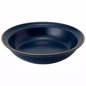 TAMAKI Curry Pasta Plate Edge Line Blue Diameter 21 x Height 700ml Safe 4.6cm Microwave/Dishwasher T-889176 синий