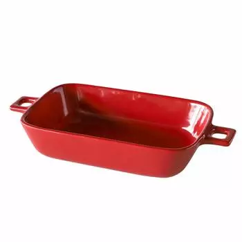 TAMAKI Прямоугольная ручка Красная Размер 23 x x 385 г безопасная 12,5 4,2 см Микроволновая печь/посудомоечная машина/духовка T-932131 красный