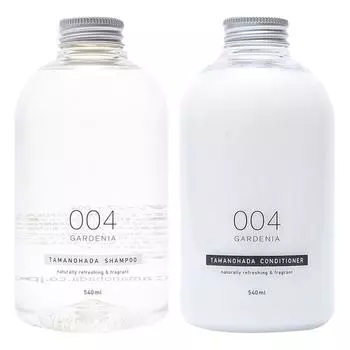Tamanohada 004 Gardenia Кондиционер 540 мл + Шампунь 540 мл, 1 шт.