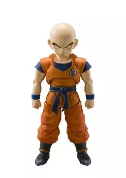 TAMASHII Dragon Ball Z Krillin Strongest Man 115 мм ПВХ ABS окрашенная подвижная фигурка NATIONSS.H.Figuarts - Earthling s - Приблизительно. &