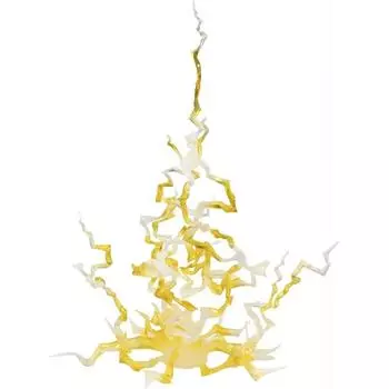 Tamashii ЭФФЕКТ ГРОМА Желтая версия. для SHFiguarts Немасштабная окрашенная готовая фигура из АБС и ПВХ